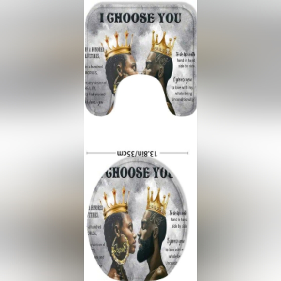 - 3-Piece I CHOOSE YOU Bath Set - Picture 4 of 5